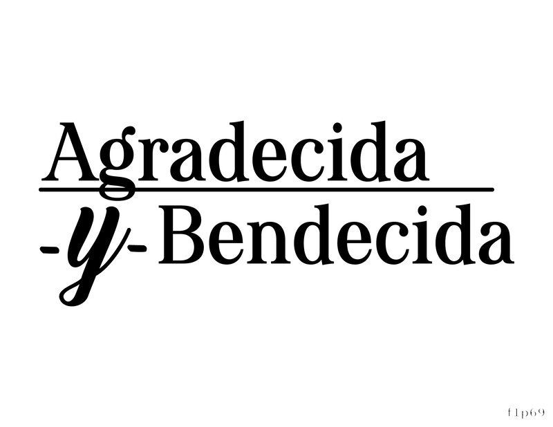 Agradecida y Bendecida