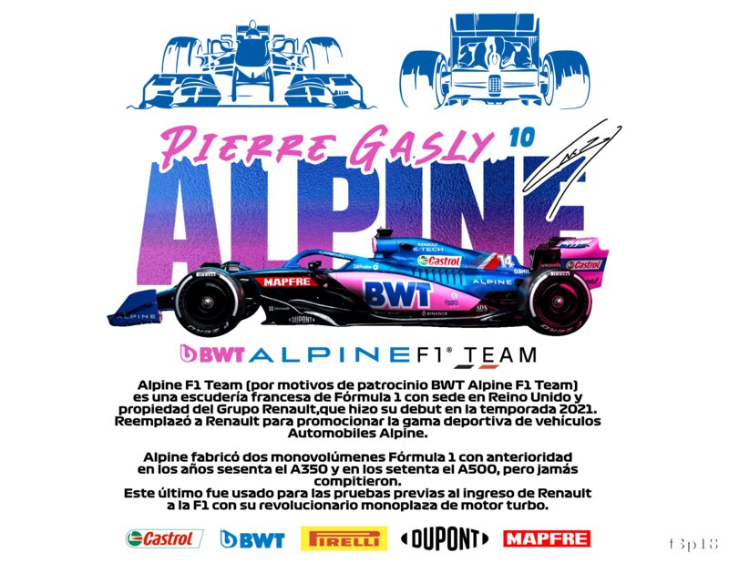 Alpine F1 Team Design