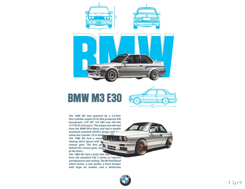 BMW M3 E30 Art