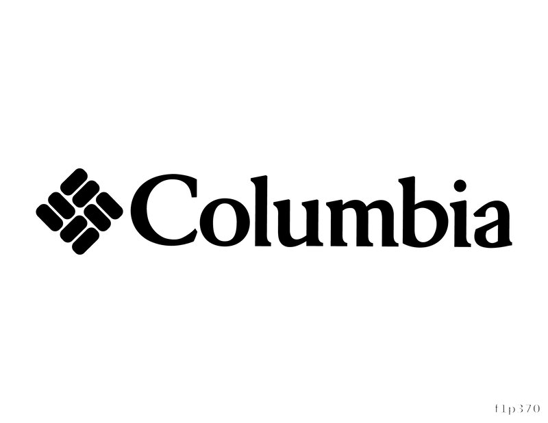 Bold Columbia Logo Print