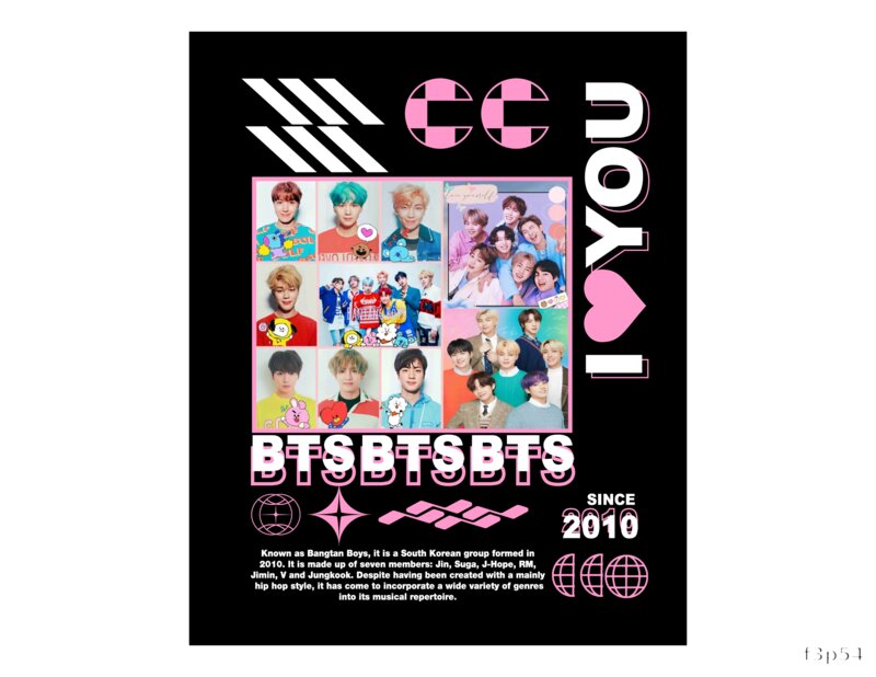 BTS Love Graphic