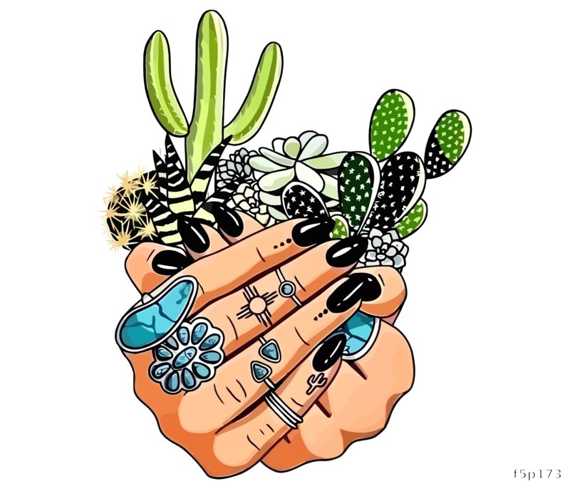 Cactus Hand Design