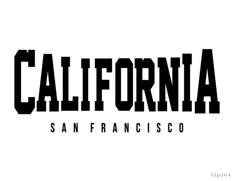 California San Francisco Print