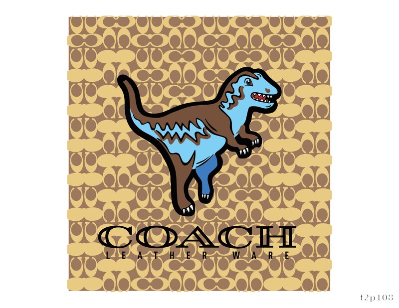 Colorful Dinosaur Graphic