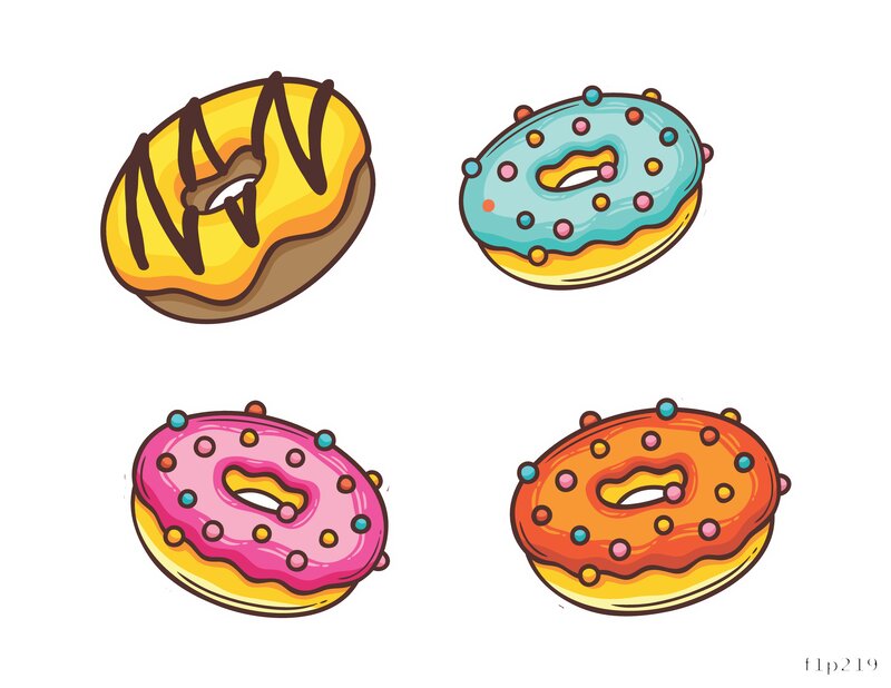 Colorful Donuts