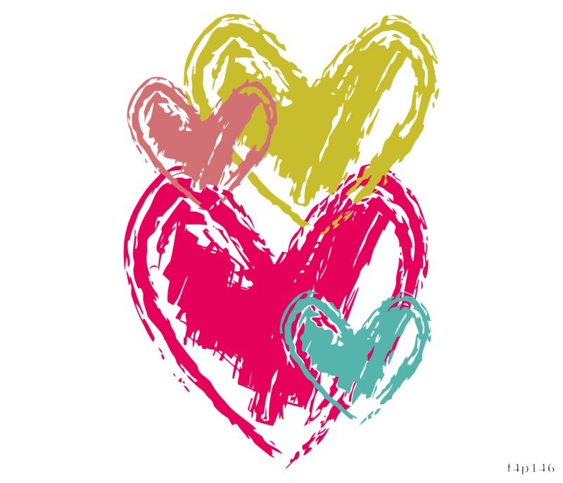 Colorful Hearts