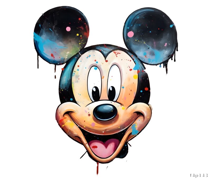 Colorful Mickey Mouse