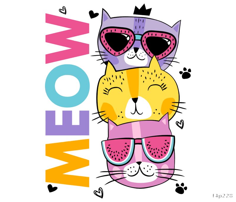 Cool Cats with Sunglasses