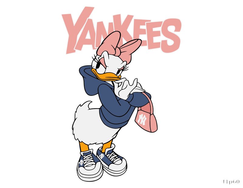 Cool Daisy Duck Yankees Design