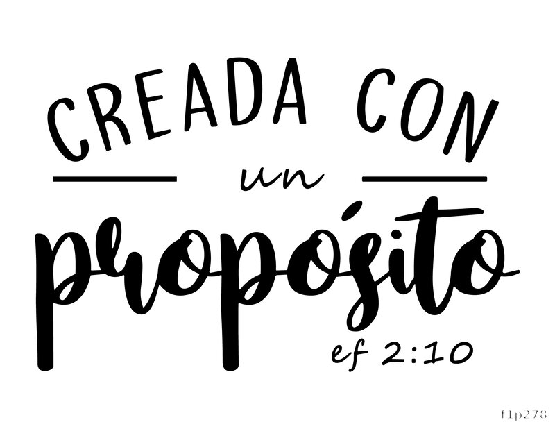 Creada con un Propósito