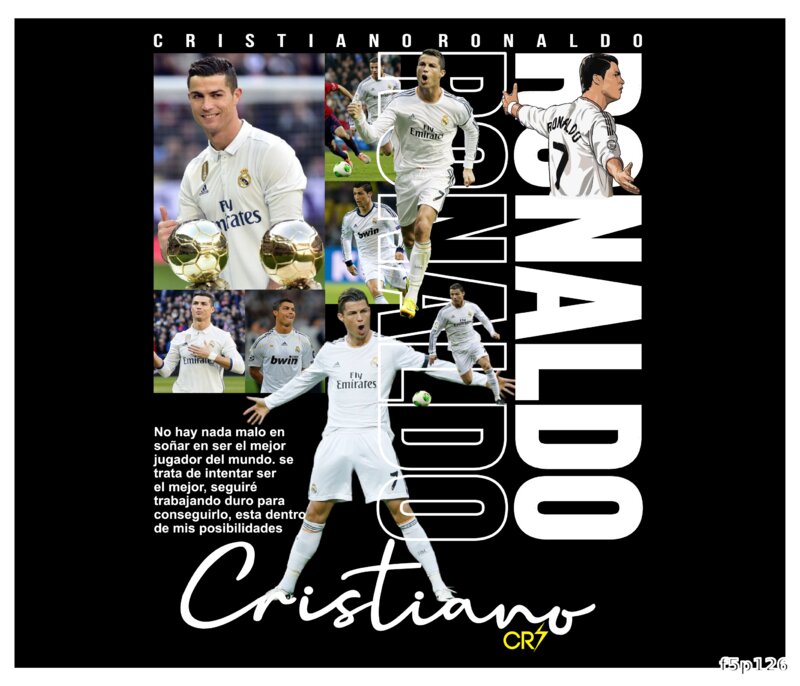 Cristiano Ronaldo Print Design
