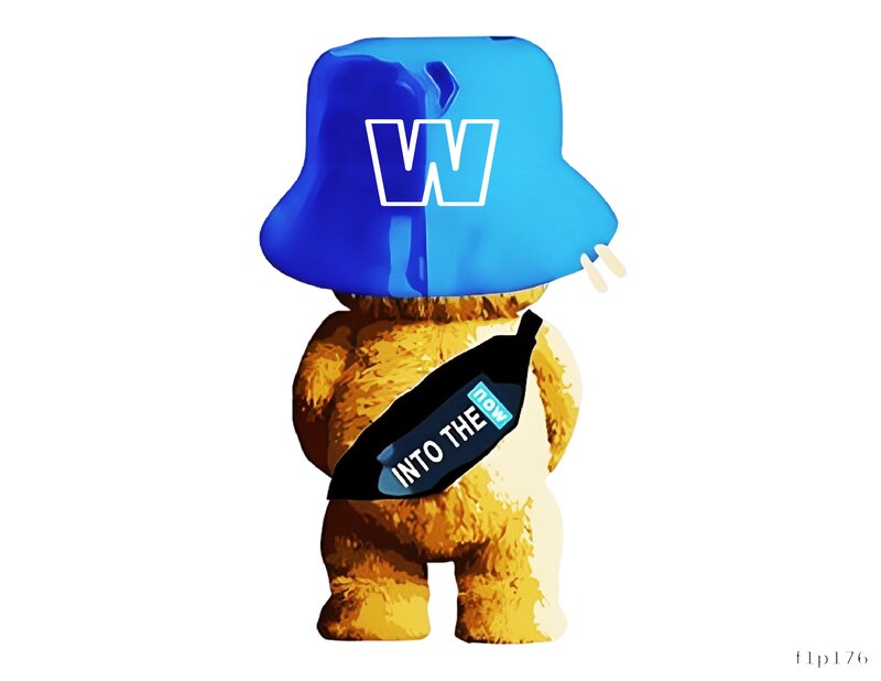 Cute Bear in Bucket Hat