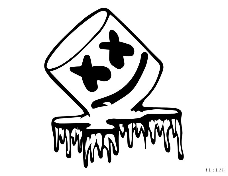 Dripping Marshmallow Monster