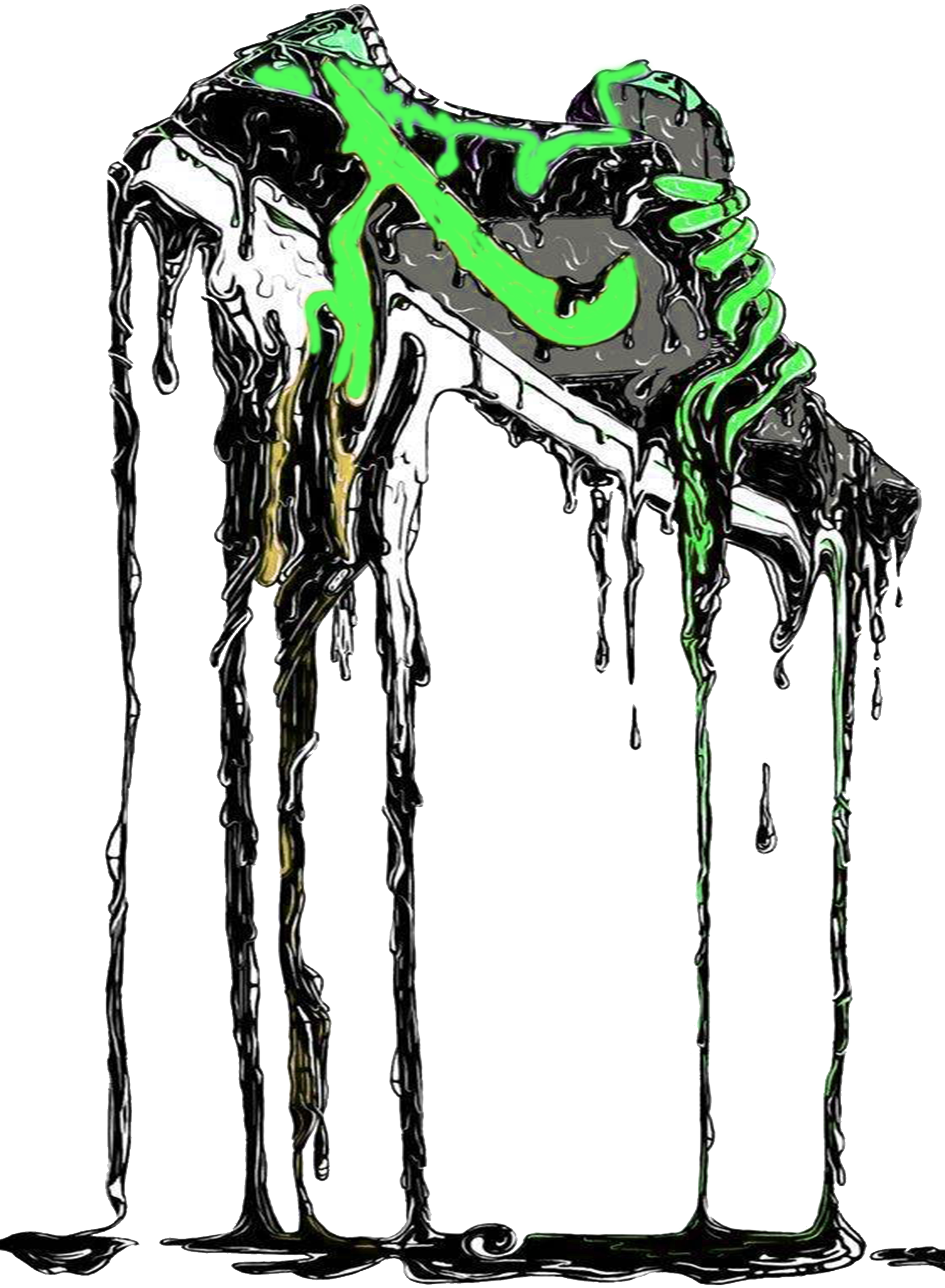 Dripping Sneaker Art