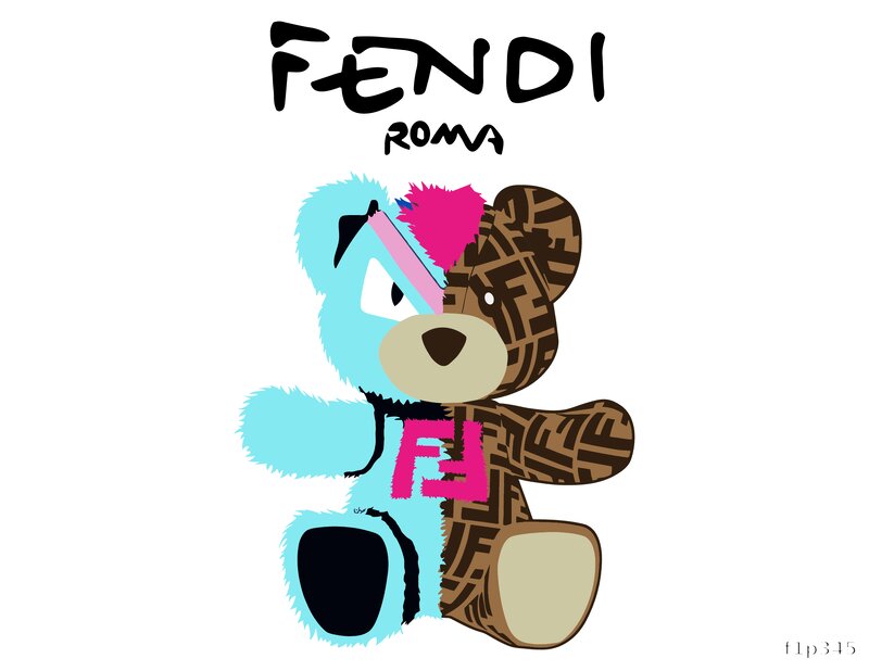 Fendi Bear Art