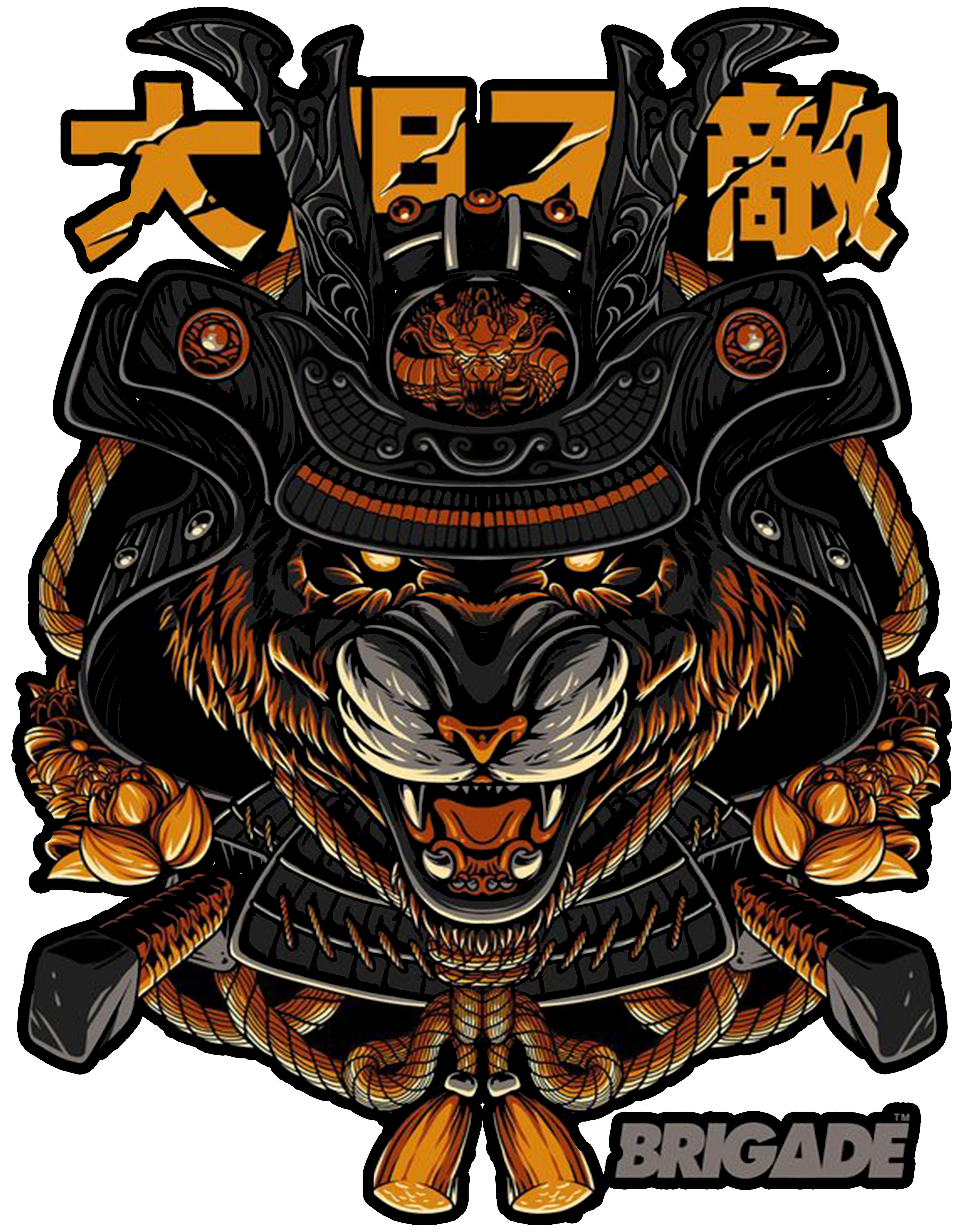 Fierce Samurai Tiger