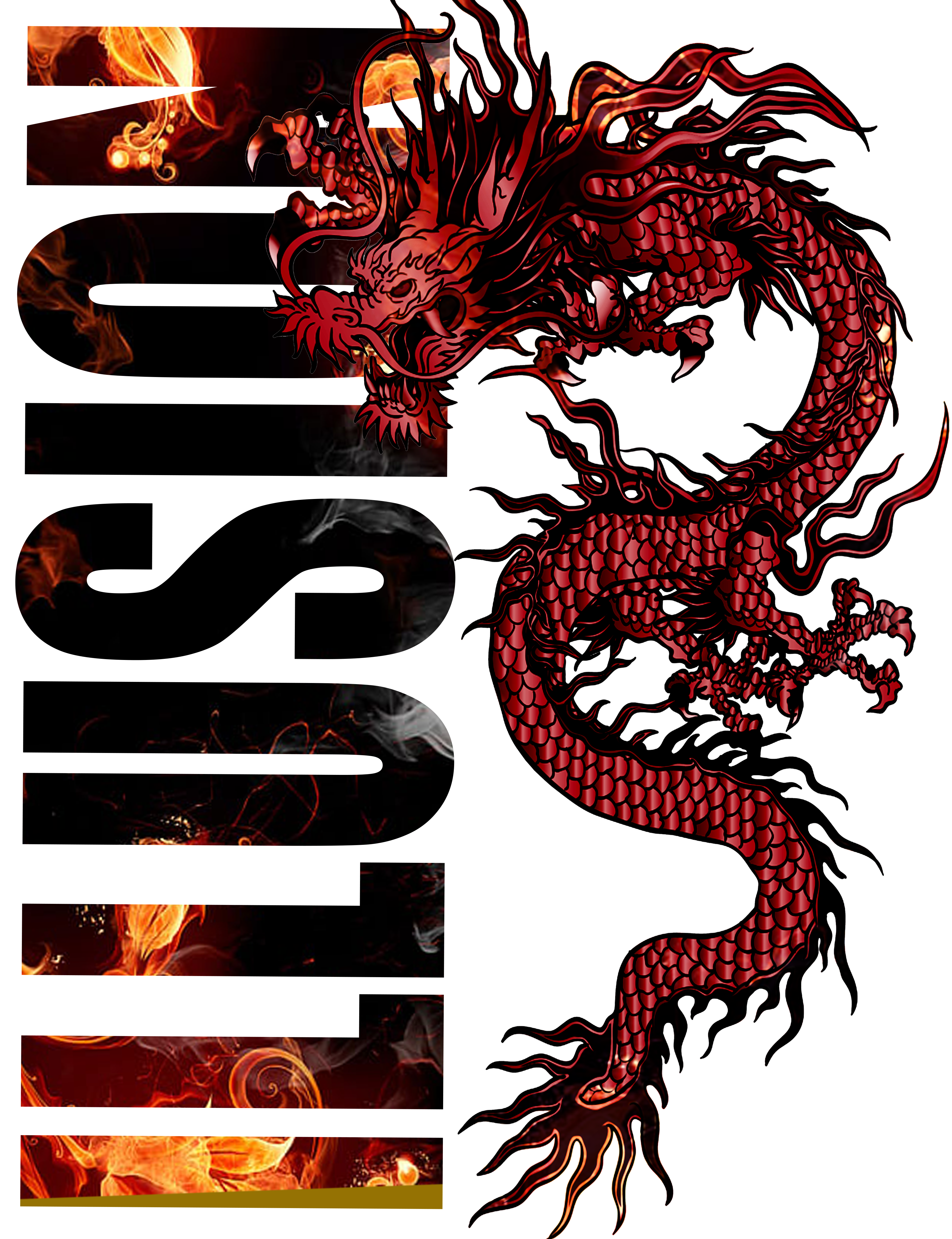 Fiery Dragon Design