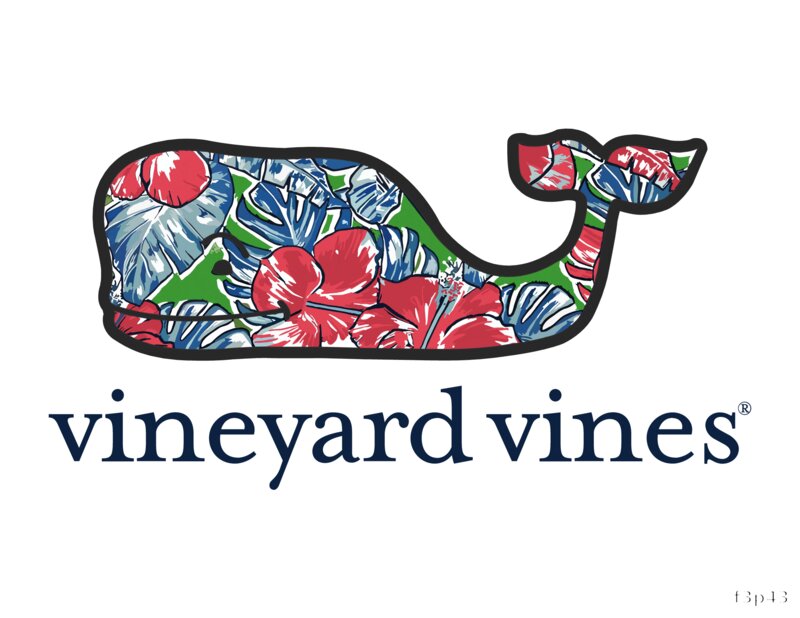 Floral Whale Design