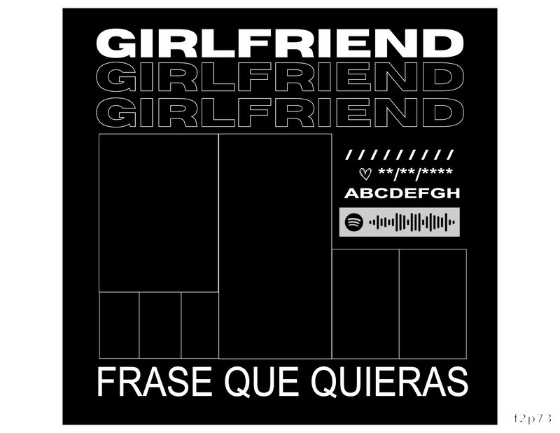 Girlfriend Typography Design