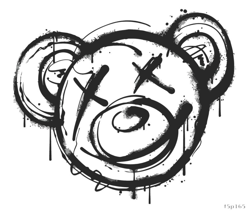Graffiti Bear Design
