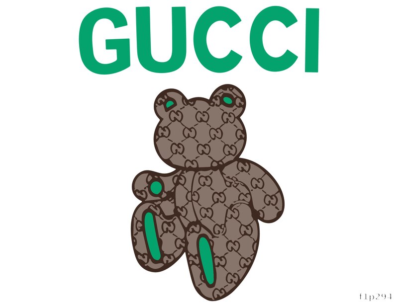 Gucci Bear Print