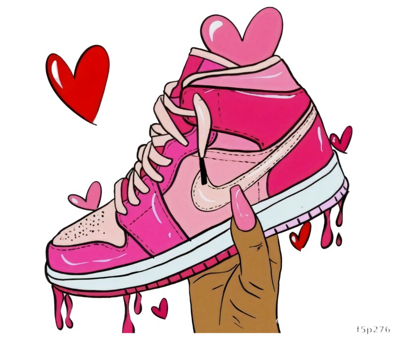 Heart Drip Sneakers