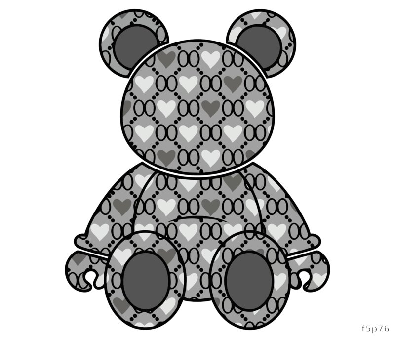 Heart Pattern Bear