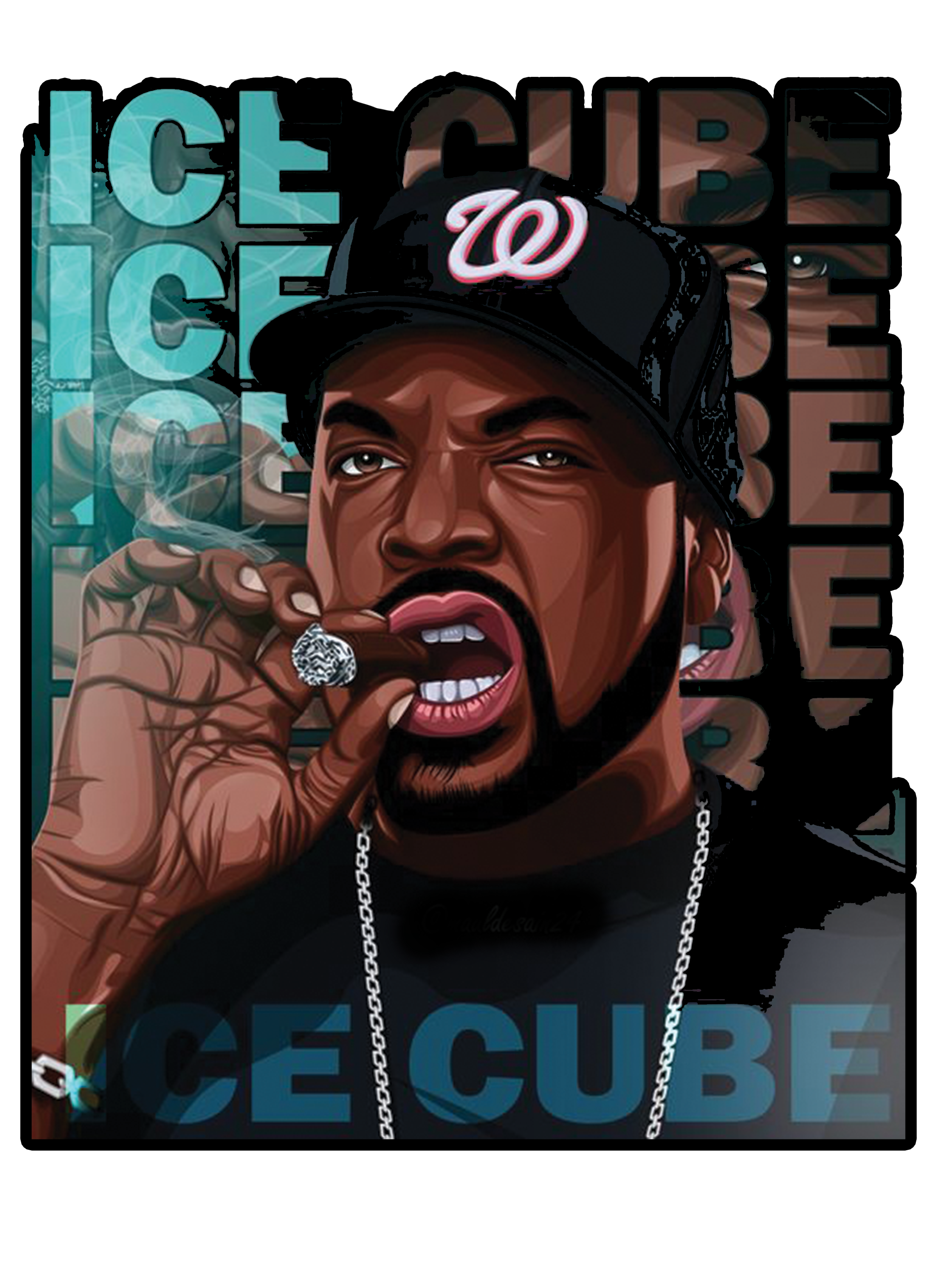 Ice Cube Portrait