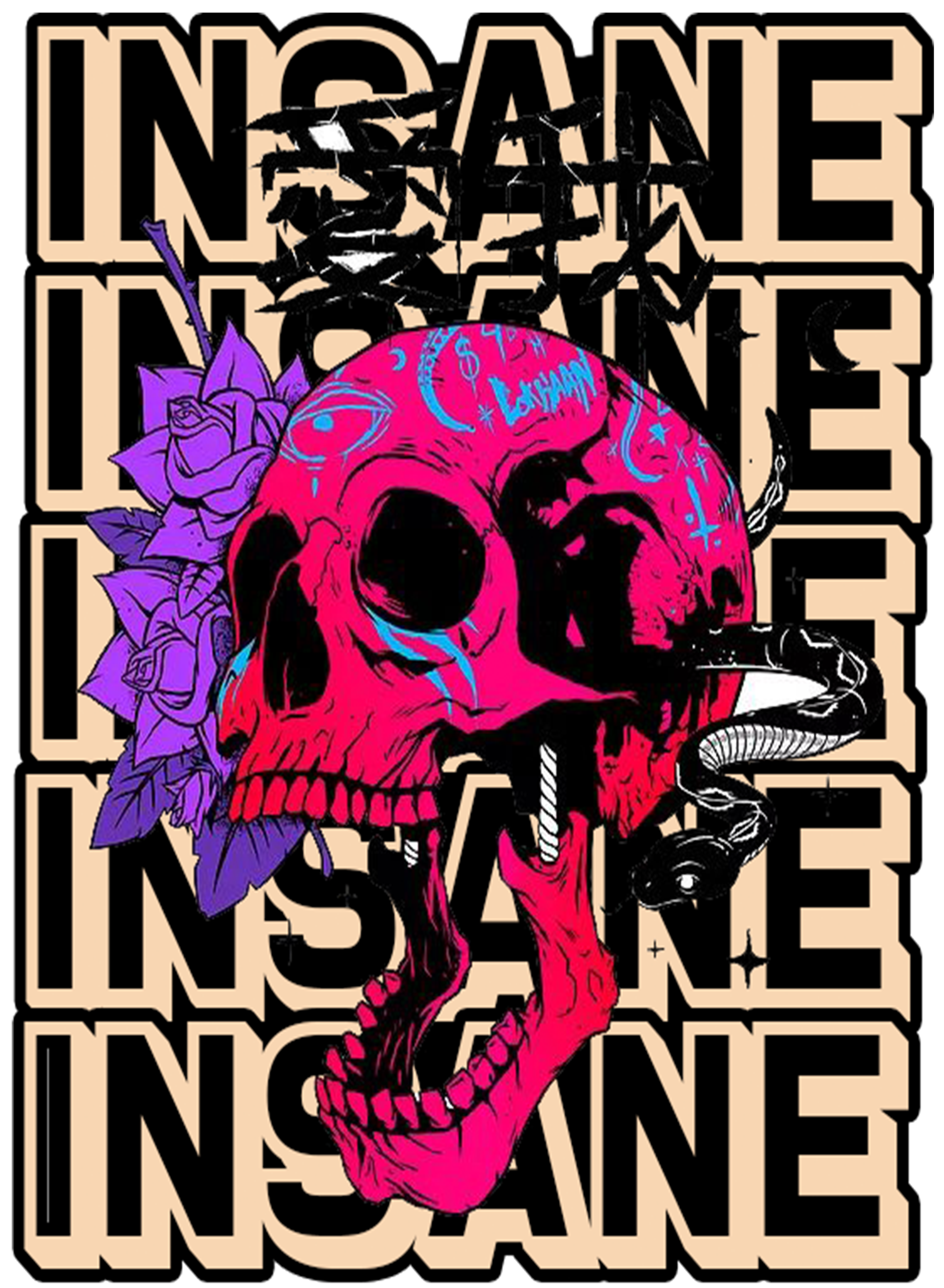 Insane Skull Design