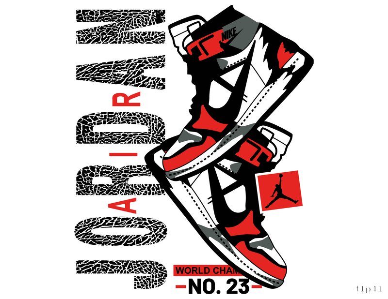 Jordan Sneaker Print