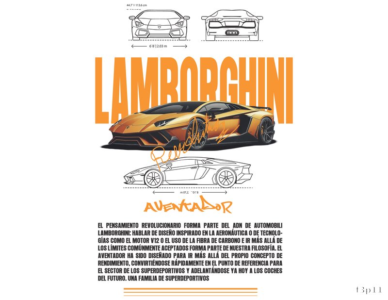 Lamborghini Aventador Art