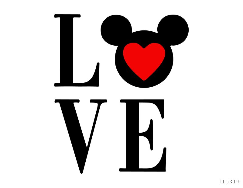 Love Design with Mickey Ears