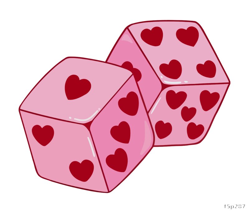 Love Dice Design