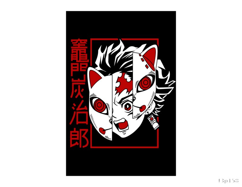 Masked Demon Slayer Artwork