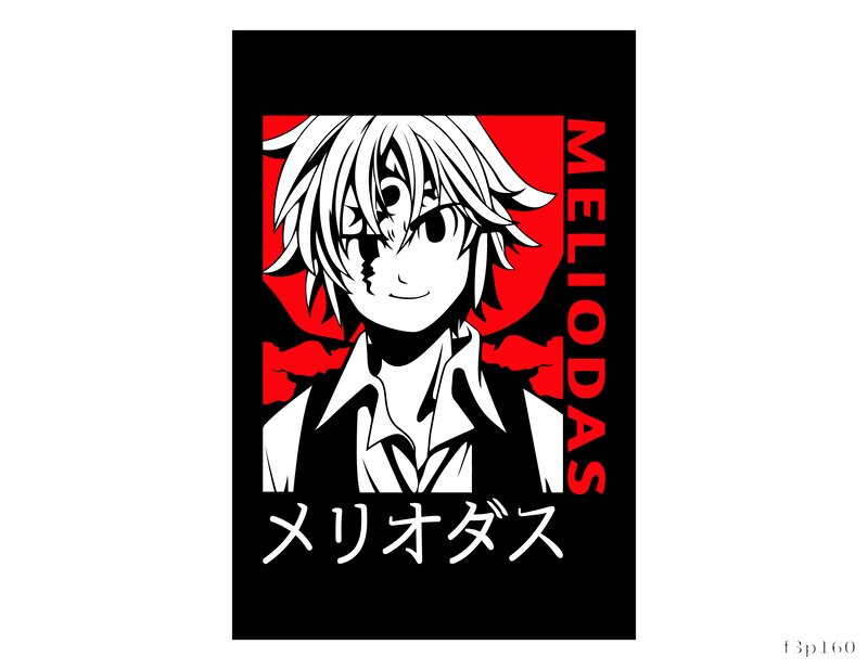 Meliodas DTF Print