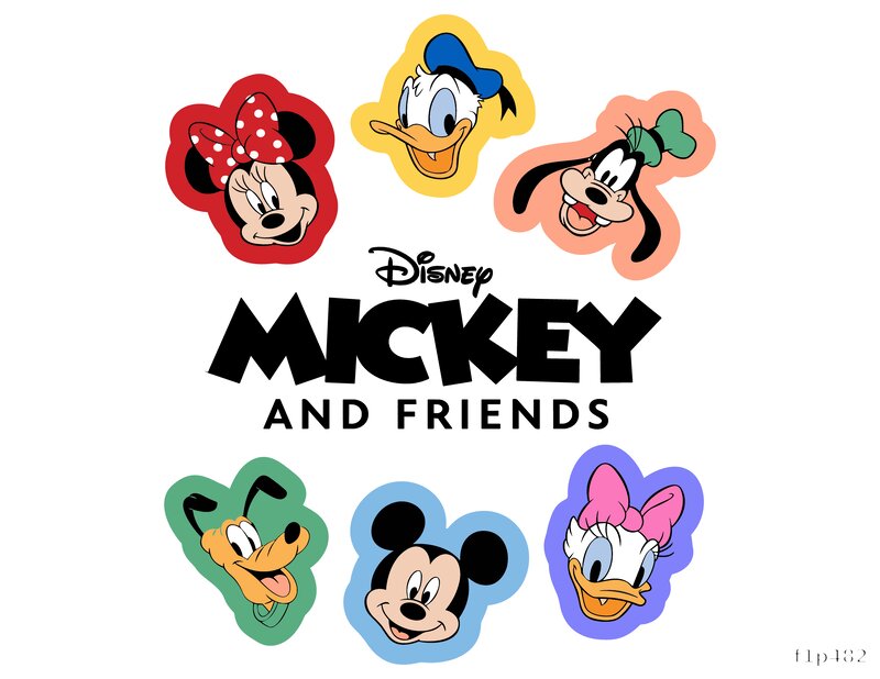 Mickey and Friends Print