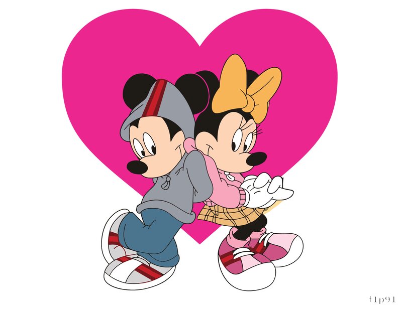 Mickey and Minnie Love