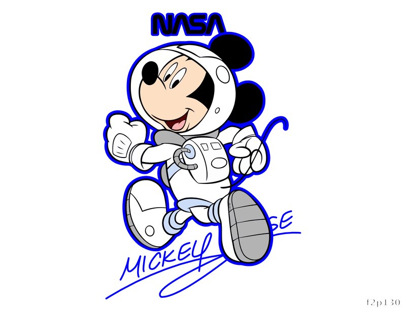 Mickey Astronaut