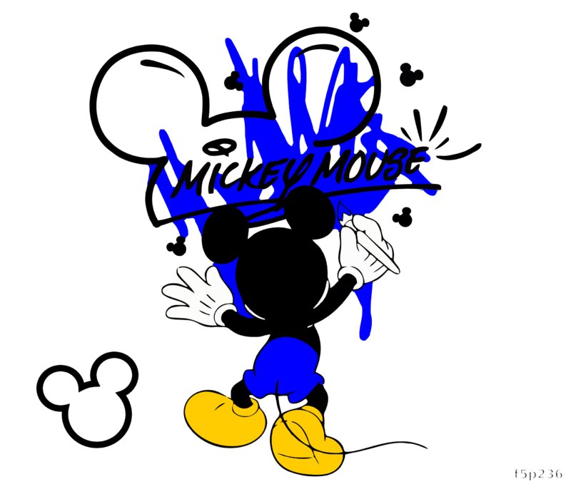 Mickey Mouse Graffiti