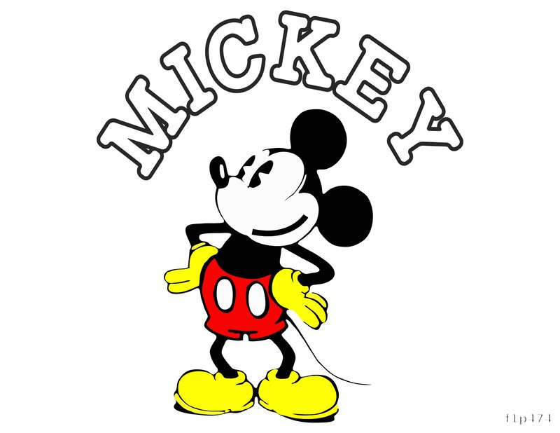 Mickey Mouse Print