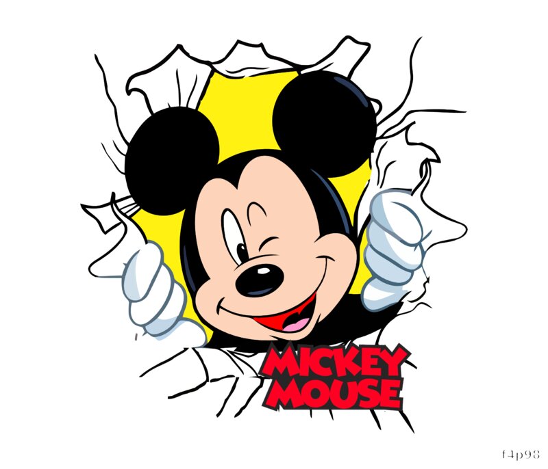 Mickey Mouse Smiling
