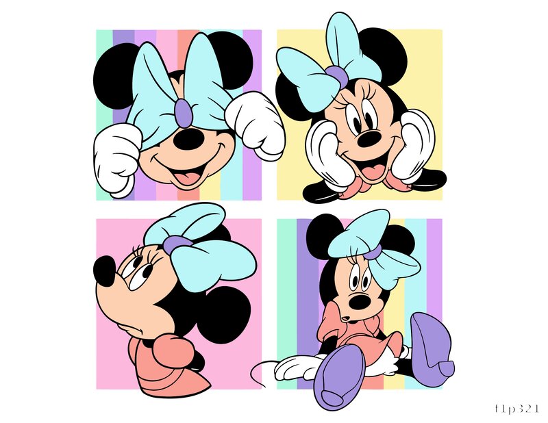 Minnie Mouse Expressions