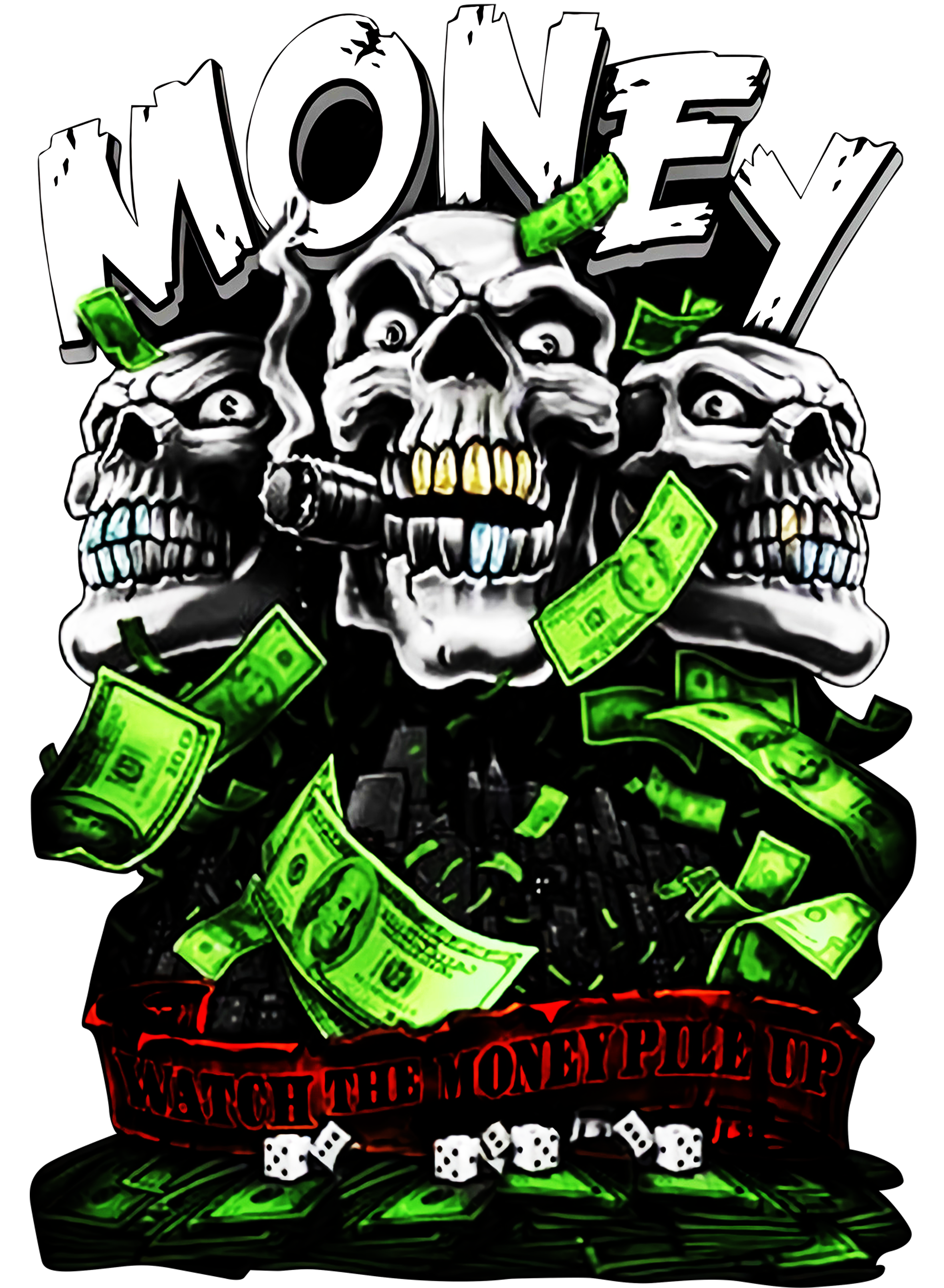Money Skull Design