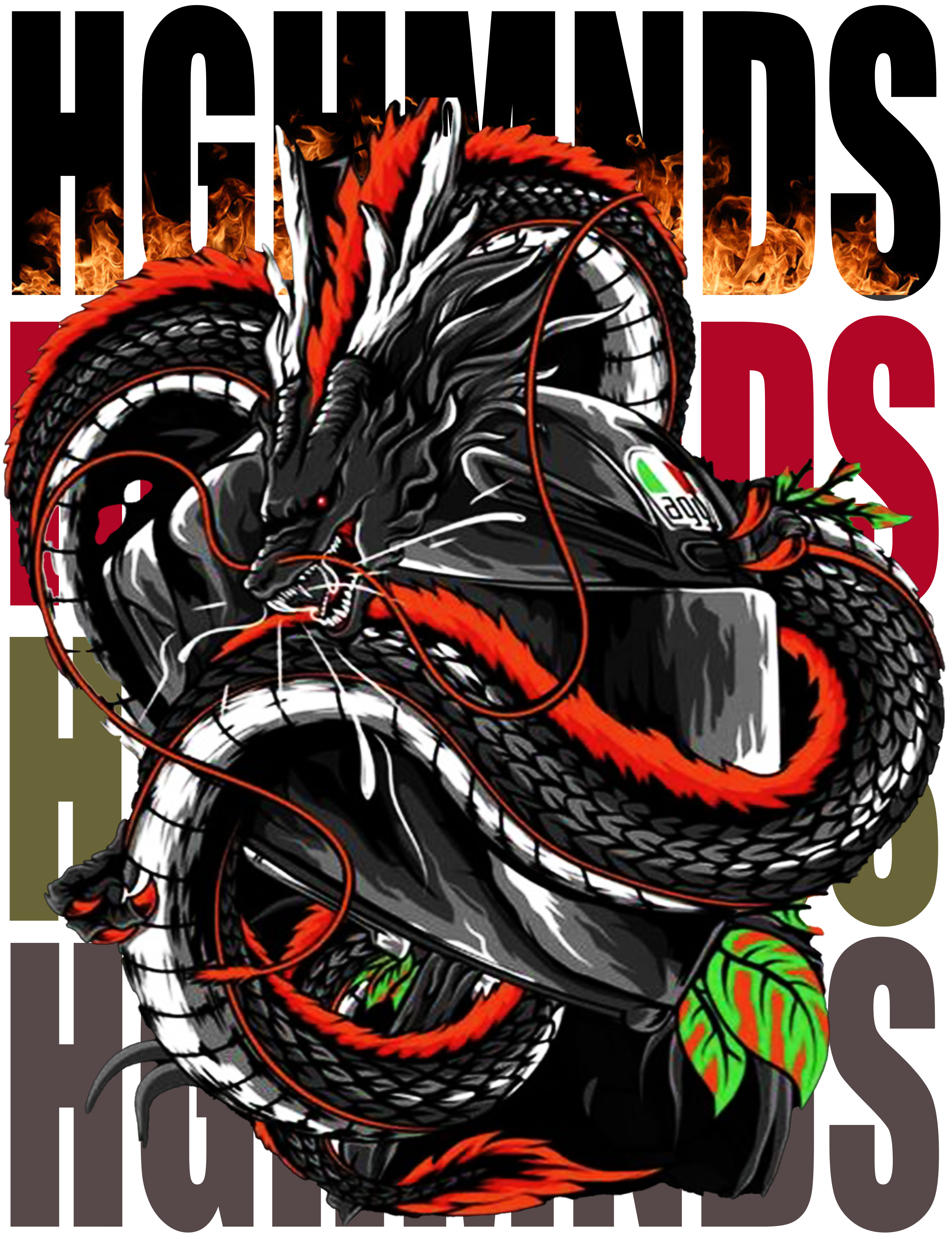 Mystical Dragon Design