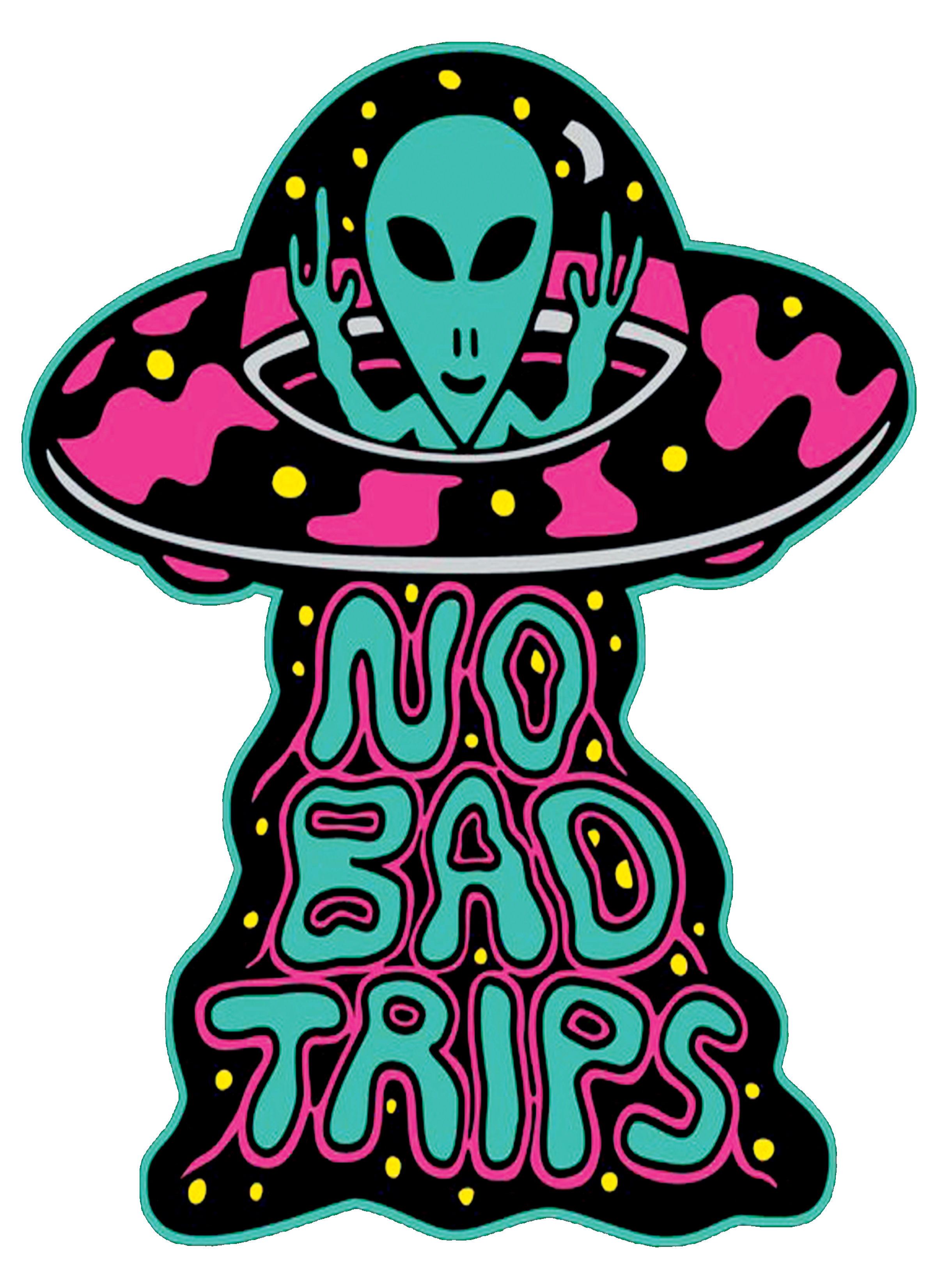 No Bad Trips Alien Design
