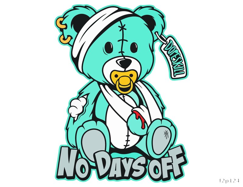 No Days Off Bear