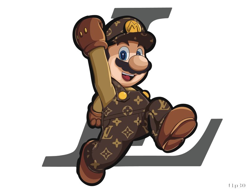 Playful Mario Print