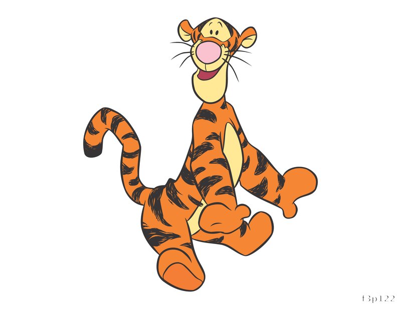 Playful Tigger Print
