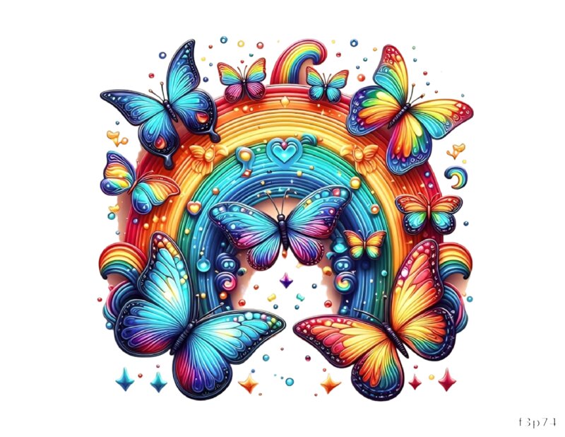 Rainbow Butterflies