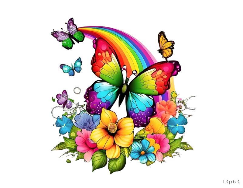 Rainbow Butterflies